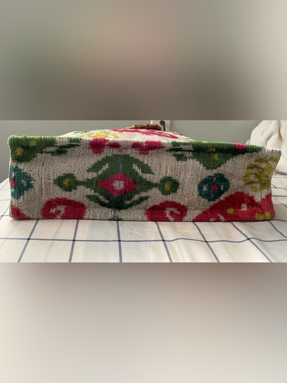 Wolf & Willa Large Tote Bamboo Handle - Picture 10 of 11